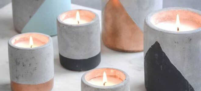 Как сделать подсвечник из бетона и цемента своими руками в домашних условиях