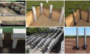 Свайный-ростверковый фундамент для дома из газобетона