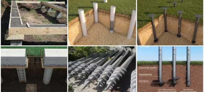 Свайный-ростверковый фундамент для дома из газобетона