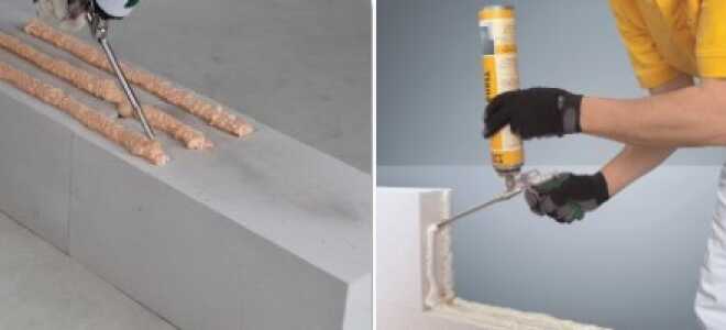 Кладка газобетона на пену, нюансы кладки