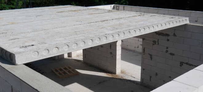 Перекрытие в доме из газобетона – советы по выполнению работ