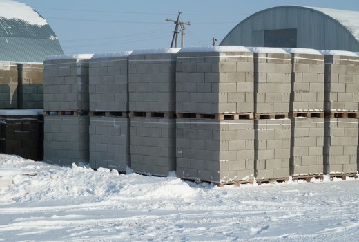 Специфика постройки из газобетона зимой 