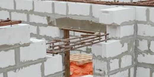 Кладка газоблоков 