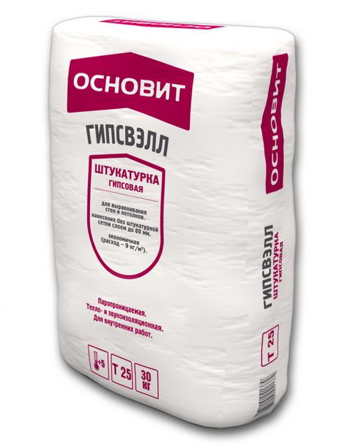 Штукатурка для газобетона на гипсовой основе