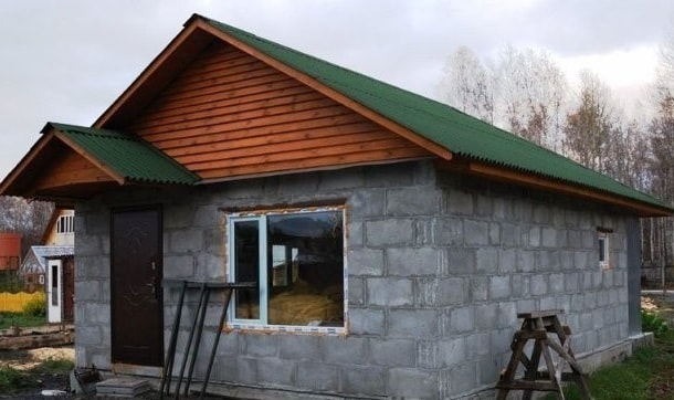 Постройка бань из газобетона