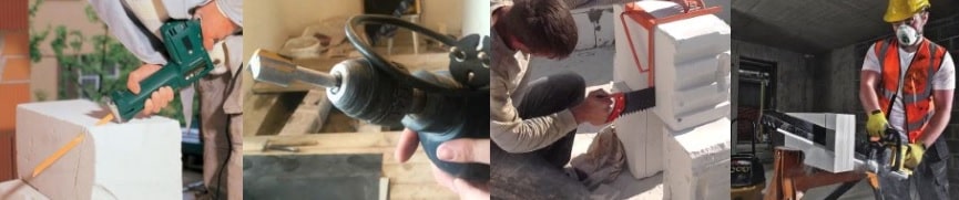 Чем резать газобетон