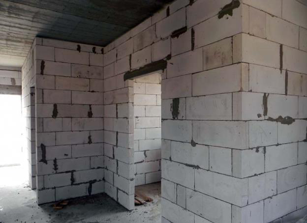 кладка газобетона в зимнюю пору
