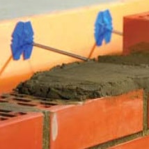 перевязка кирпича к газобетону