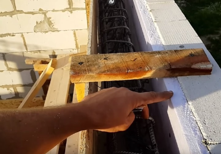 Опалубка из газобетона и OSB