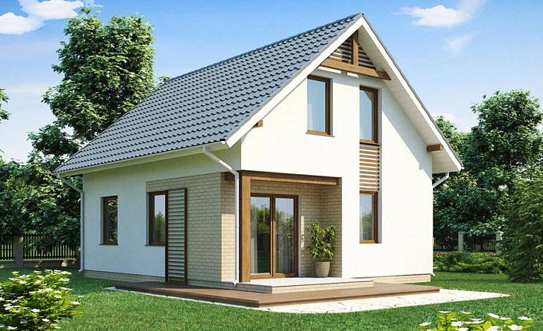 строительство дома из газобетона 7 на 9