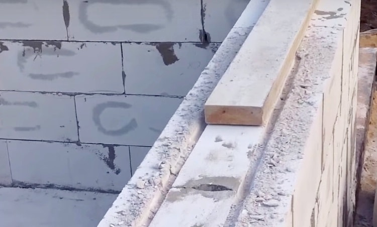 Штробление газоблоков для арматуры