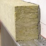 установка минеральной ваты на профиль