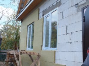 установка плит каменной ваты