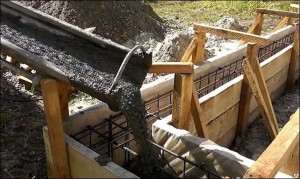 заливка бетона