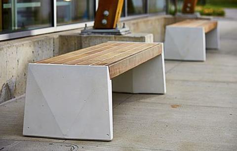 бетонные лавочки для парка